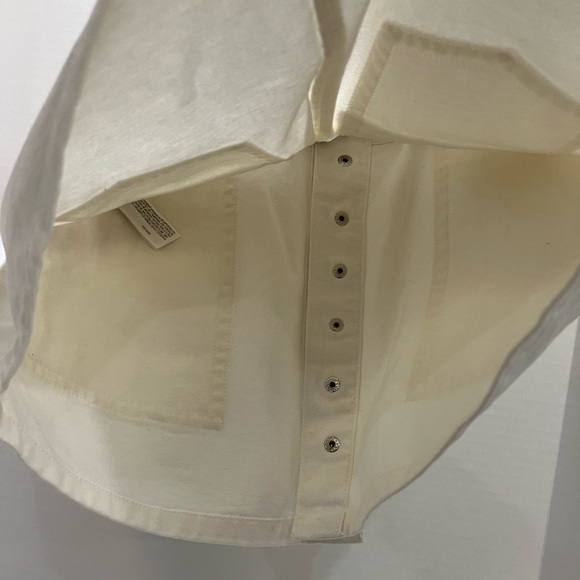 White Mini Skirt with Belt - Picture 5 of 10